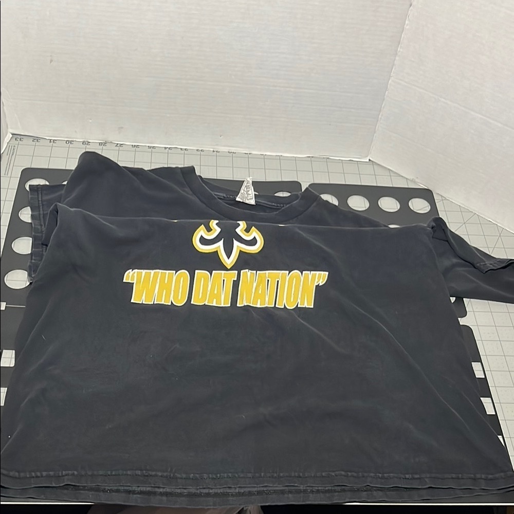 Black 'Who Dat Nation' T-Shirt - Picture 7 of 10